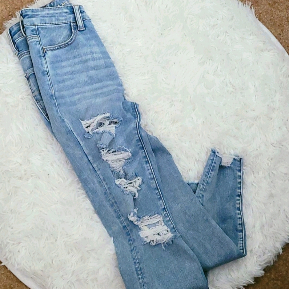 AE distressed jeans